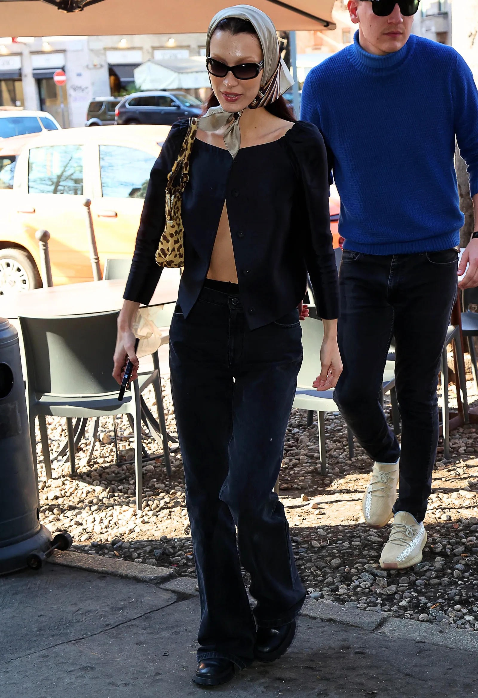 Bella Hadid à Milan en Italie